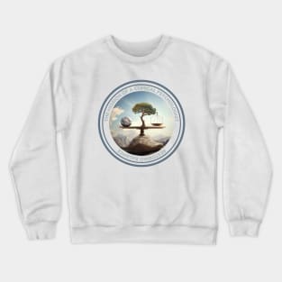 Restoring Balance The Mission of a Clinical Psychologist Crewneck Sweatshirt